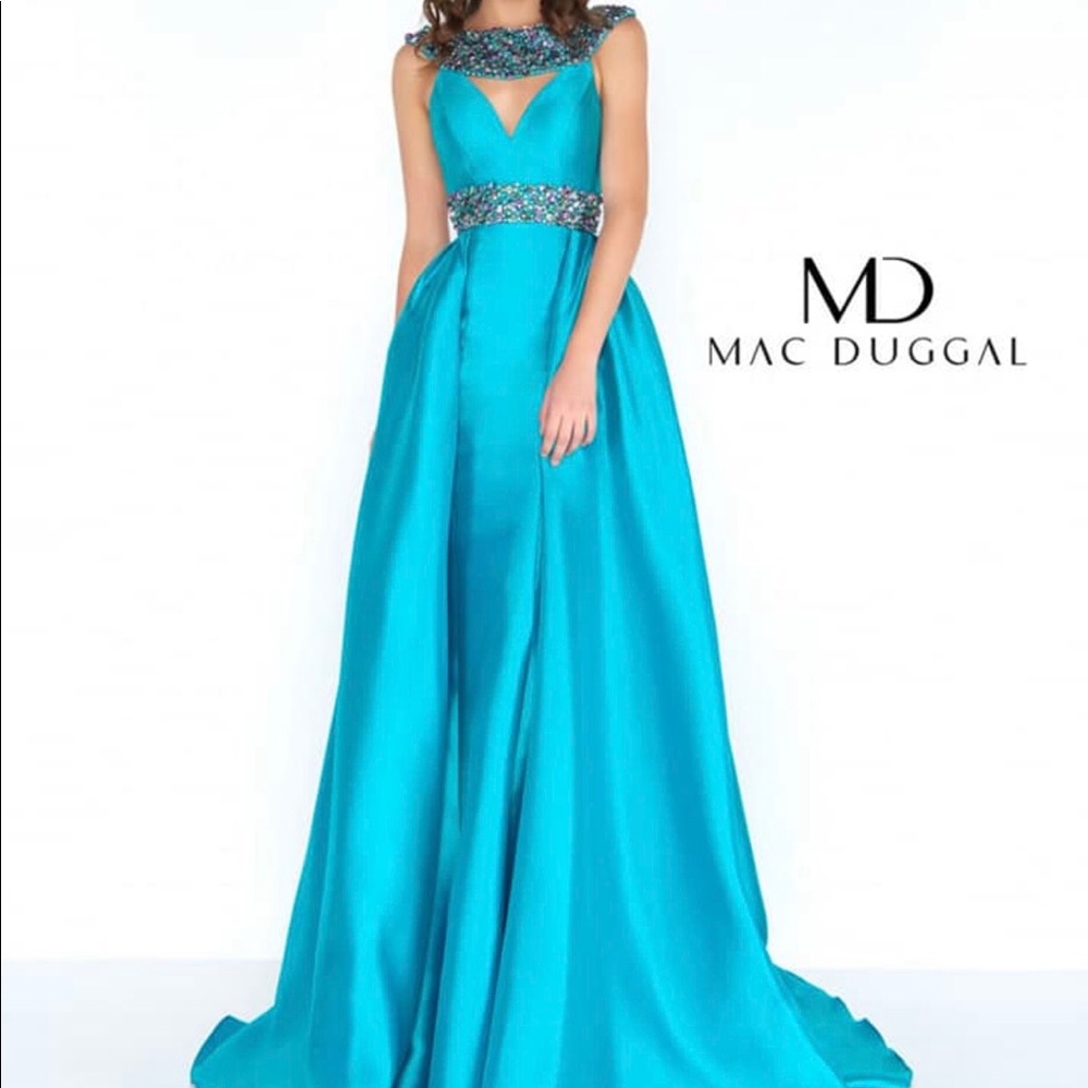 Overskirt Gown Macduggal Prom/Pageant